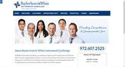 Desktop Screenshot of cottonwoodcardiology.com